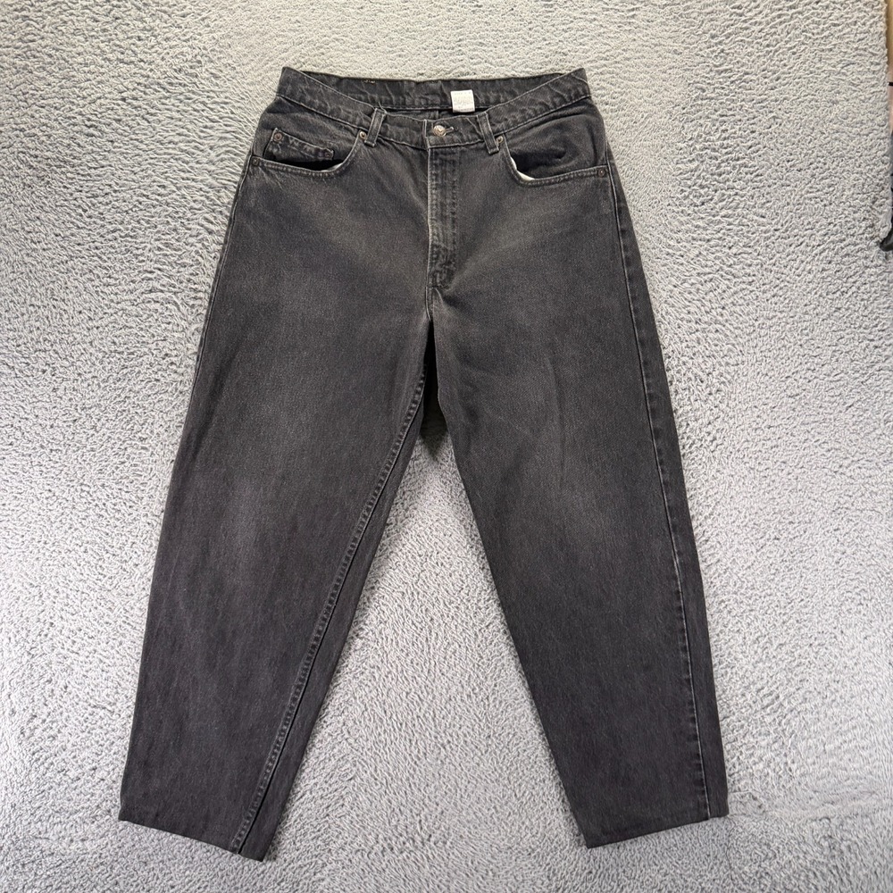 Vintage Levi's 560 Jeans Mens 34x29 Black Cotton Denim Tapered Streetwear USA